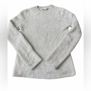 Vince Mohair Long Sleeve Crew Neck Women's Silver‎ Grey Sweater Size Small